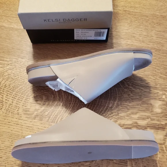 Kelsi Dagger Brooklyn Squish Slide Sandals- Oat - Picture 12 of 15